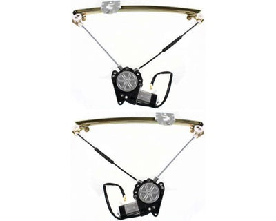 Power Window Regulators w/ Motor Pair Set of 2 for 89-98 Suzuki Sidekick