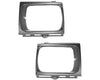Headlight Door Set For 1992-1995 Toyota Pickup 4WD Left and Right Side Silver