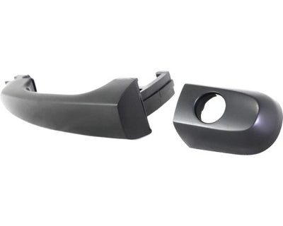Front Driver Exterior Door Handle For 2005-10 Kia Sportage Smooth Black With Cap