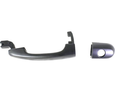Front Driver Exterior Door Handle For 2005-10 Kia Sportage Smooth Black With Cap