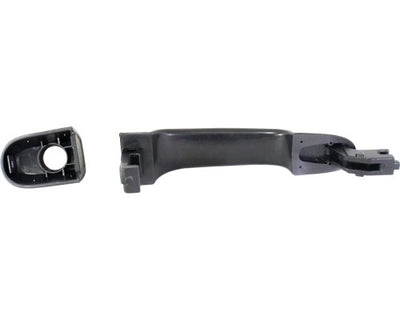 Front Driver Exterior Door Handle For 2005-10 Kia Sportage Smooth Black With Cap