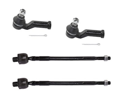 Tie Rod End Set For 1990-1997 Mazda Miata Front Left and Right Inner And Outer