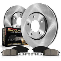 Powerstop KOE1243 Brake Disc and Pad Kits 2-Wheel Set Rear for Acura ILX Civic
