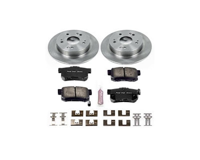 Powerstop KOE1243 Brake Disc and Pad Kits 2-Wheel Set Rear for Acura ILX Civic