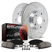 Powerstop K719 2-Wheel Set Brake Disc and Pad Kits Rear for Mazda Miata 90-93