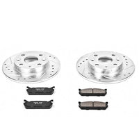 Powerstop K719 2-Wheel Set Brake Disc and Pad Kits Rear for Mazda Miata 90-93