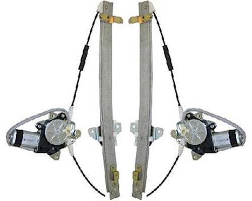 Power Window Regulator Set For 1991-1998 Suzuki Sidekick Front with Motor