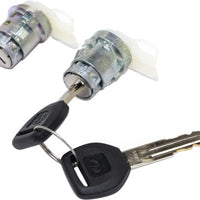 New Set of 2 Door Lock Cylinders Civic For Honda Acura Integra Prelude CRX Pair