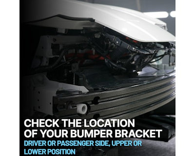 Bumper Bracket Set For 2011-2017 Jeep Compass Front Plastic 2Pc