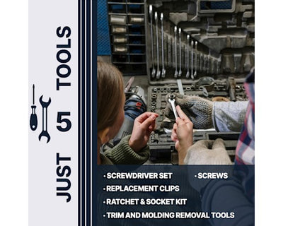 Bumper Bracket Set For 2011-2017 Jeep Compass Front Plastic 2Pc