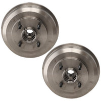 Pair Brake Drums Set of 2 Rear Sedan for Ford Focus 2000-2008