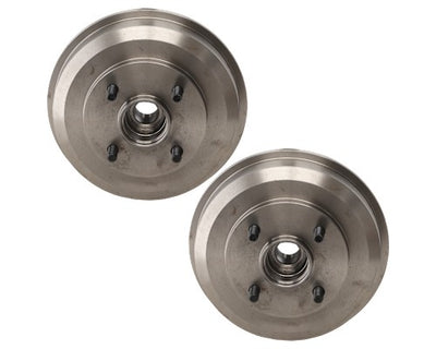 Pair Brake Drums Set of 2 Rear Sedan for Ford Focus 2000-2008