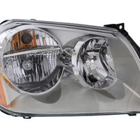 Headlight Set For 2005 2006 2007 Dodge Magnum Headlamp Pair Chrome With Bulbs