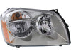 Headlight Set For 2005 2006 2007 Dodge Magnum Headlamp Pair Chrome With Bulbs