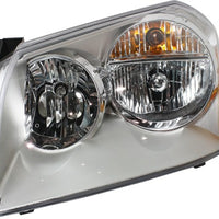 Headlight Set For 2005 2006 2007 Dodge Magnum Headlamp Pair Chrome With Bulbs