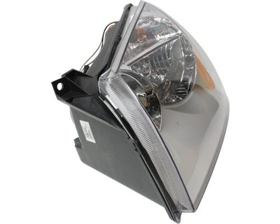 Headlight Set For 2005 2006 2007 Dodge Magnum Headlamp Pair Chrome With Bulbs