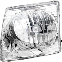 Left and Right Headlights For Ford Explorer Sport Trac 2001-2005 Halogen w Bulbs