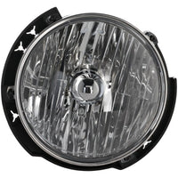 Driver and Passenger Side Headlights For Jeep Wrangler 2007-2017 Halogen w Bulbs