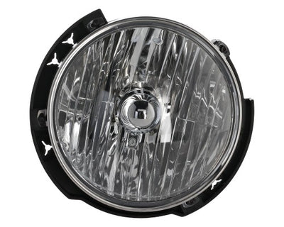 Driver and Passenger Side Headlights For Jeep Wrangler 2007-2017 Halogen w Bulbs