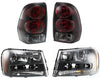 Headlight Kit For 2002-2006 Chevrolet Trailblazer EXT Left and Right Halogen