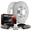 Powerstop K719 2-Wheel Set Brake Disc and Pad Kits Rear for Mazda Miata 90-93