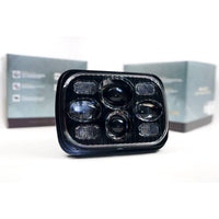 Morimoto Ford Bronco 2023 LF268 LED Sealed5 Series Headlight, With bulb(s), Clear Lens, For 5x7