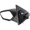 Mirror For 2014-2018 Chevy Silverado 1500 Driver Side Textured Black Manual Fold