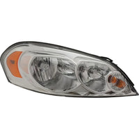 Halogen Headlight Left and Right For 2006-13 Chevrolet Impala 06-07 Monte Carlo